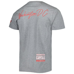 Washington Capitals Mitchell & Ness City Collection T-Shirt Heather Gray