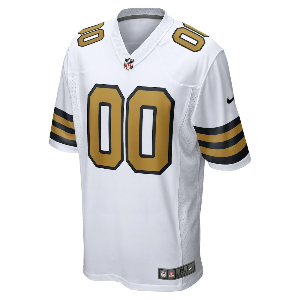 New Orleans Saints Alternate Custom Game Jersey - White
