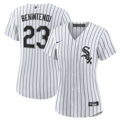 Andrew Benintendi Chicago White Sox Women's Home Official Player Jersey White/Black | Nike