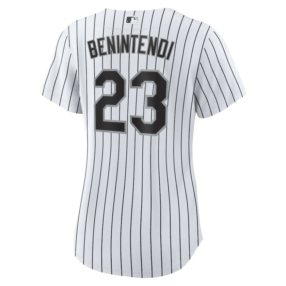 Andrew Benintendi Chicago White Sox Women's Home Official Player Jersey White/Black | Nike