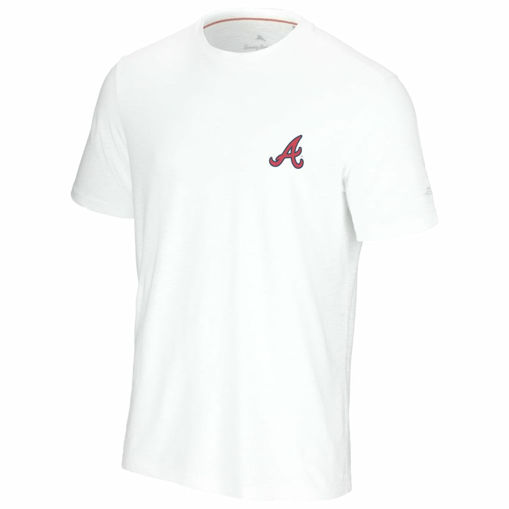 Atlanta Braves Tommy Bahama Playa Ball T-Shirt White