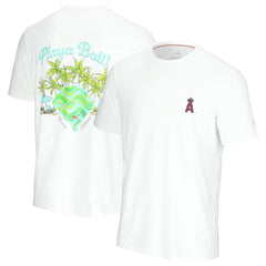Los Angeles Angels Tommy Bahama Playa Ball T-Shirt White