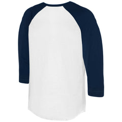 Tampa Bay Rays Tiny Turnip Women's Hot Bats 3/4-Sleeve Raglan T-Shirt White/Navy