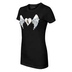 Chicago White Sox Tiny Turnip Women's Angel Wings T-Shirt Black