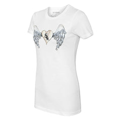 Chicago White Sox Tiny Turnip Women's Angel Wings T-Shirt White
