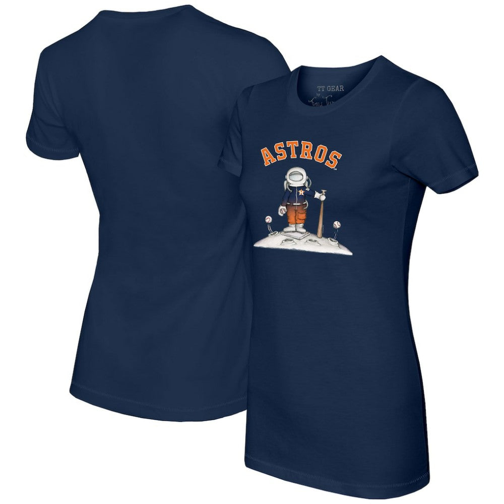 Houston Astros Tiny Turnip Women's Astronaut T-Shirt Navy