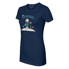 Seattle Mariners Tiny Turnip Women's Astronaut T-Shirt Navy