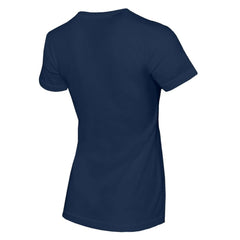 Cleveland Guardians Tiny Turnip Women's Baseball Love T-Shirt Navy
