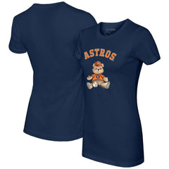 Houston Astros Tiny Turnip Women's Teddy Boy T-Shirt Navy