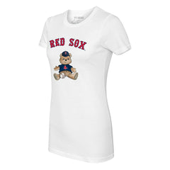 Boston Red Sox Tiny Turnip Women's Teddy Boy T-Shirt White