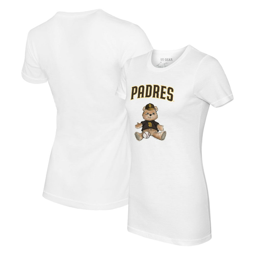 San Diego Padres Tiny Turnip Women's Teddy Boy T-Shirt White
