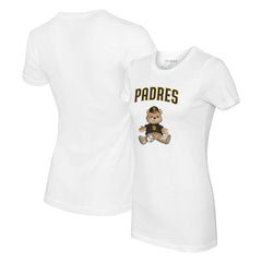 San Diego Padres Tiny Turnip Women's Teddy Boy T-Shirt White