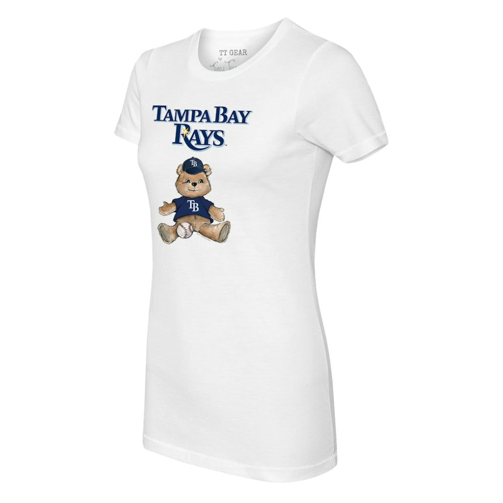 Tampa Bay Rays Tiny Turnip Women's Teddy Boy T-Shirt White