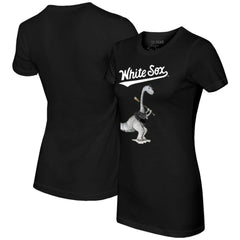 Chicago White Sox Tiny Turnip Women's Bronto T-Shirt Black