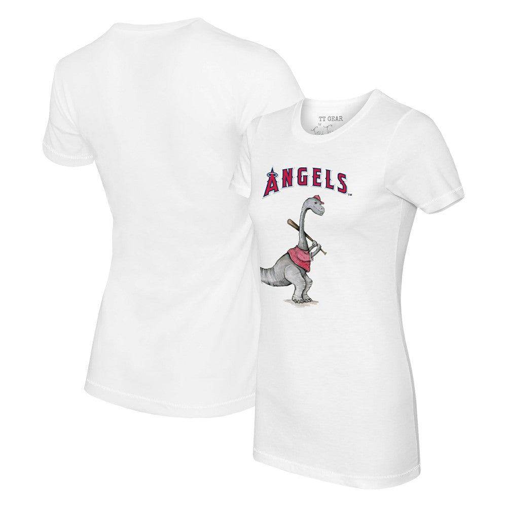 Los Angeles Angels Tiny Turnip Women's Bronto T-Shirt White