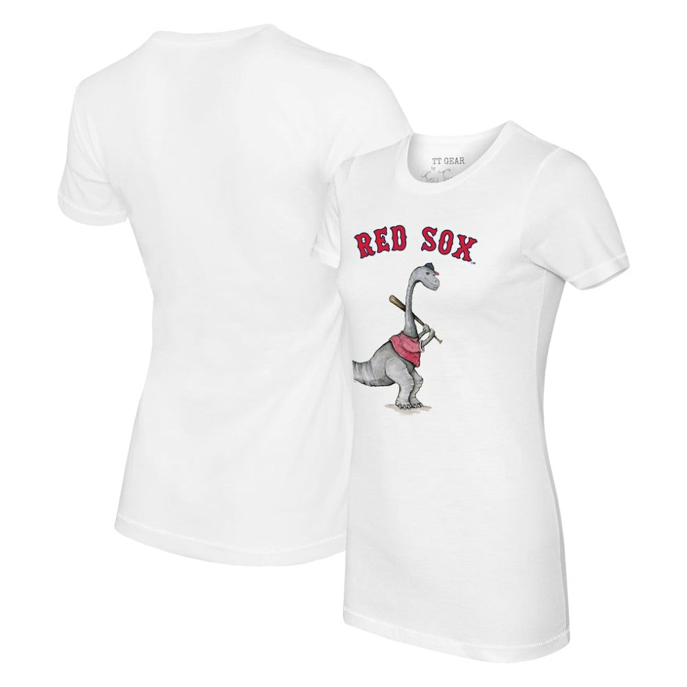 Boston Red Sox Tiny Turnip Women's Bronto T-Shirt White