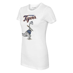Detroit Tigers Tiny Turnip Women's Bronto T-Shirt White