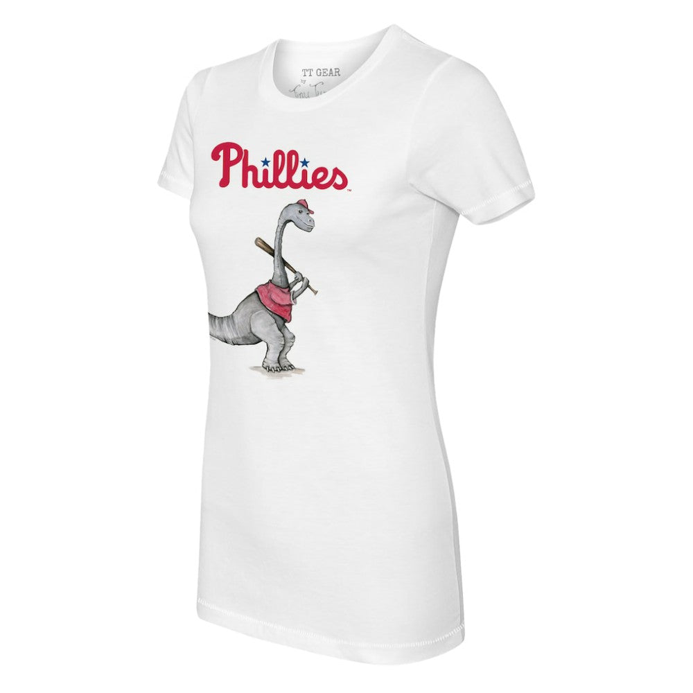 Philadelphia Phillies Tiny Turnip Women's Bronto T-Shirt White