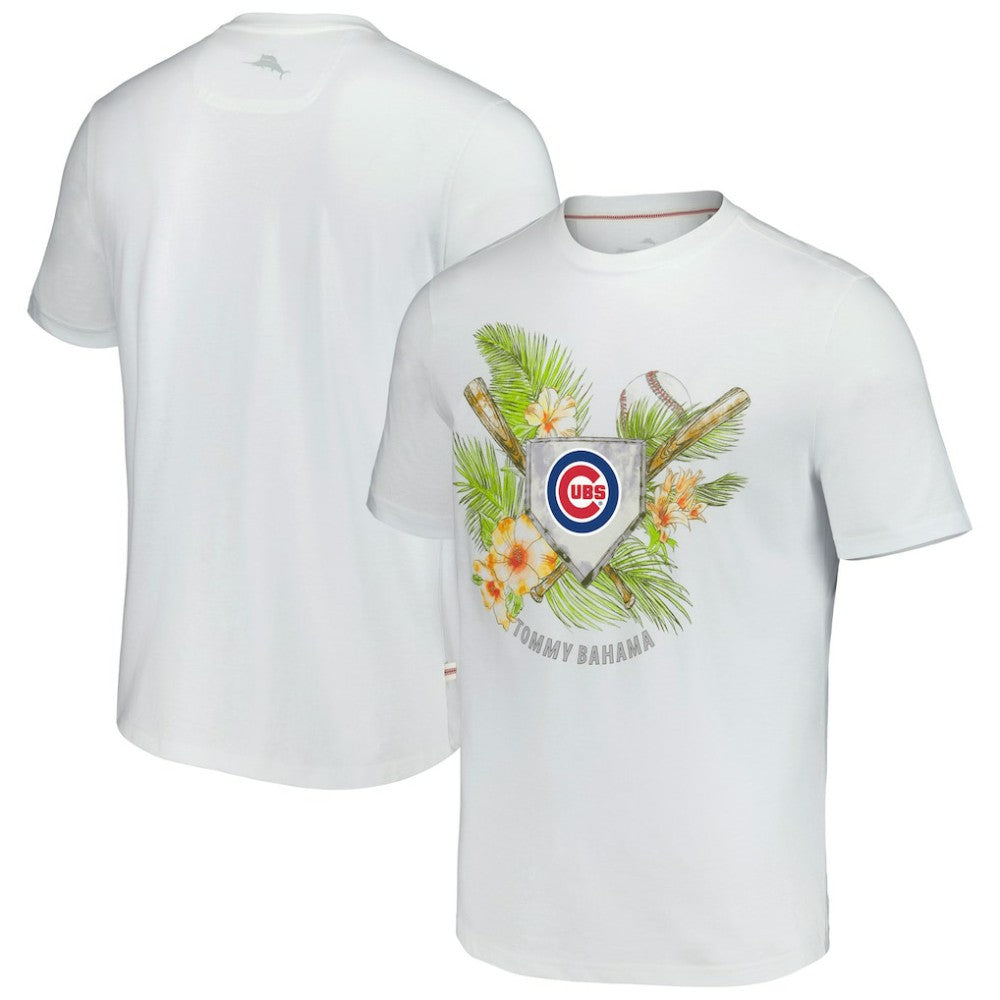 Chicago Cubs Tommy Bahama Island League T-Shirt White