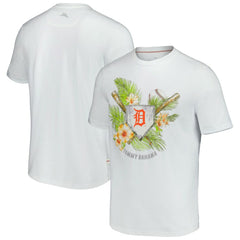 Detroit Tigers Tommy Bahama Island League T-Shirt White