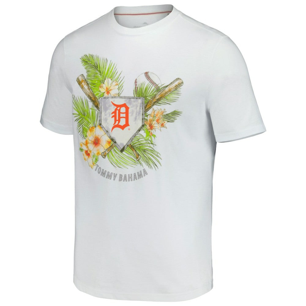 Detroit Tigers Tommy Bahama Island League T-Shirt White