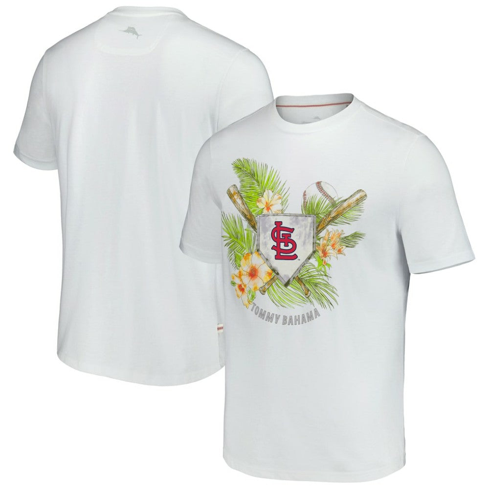 St. Louis Cardinals Tommy Bahama Island League T-Shirt White