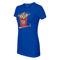 Chicago Cubs Tiny Turnip Women's Hot Bats T-Shirt Royal