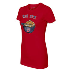 Boston Red Sox Tiny Turnip Women's Nacho Helmet T-Shirt Red