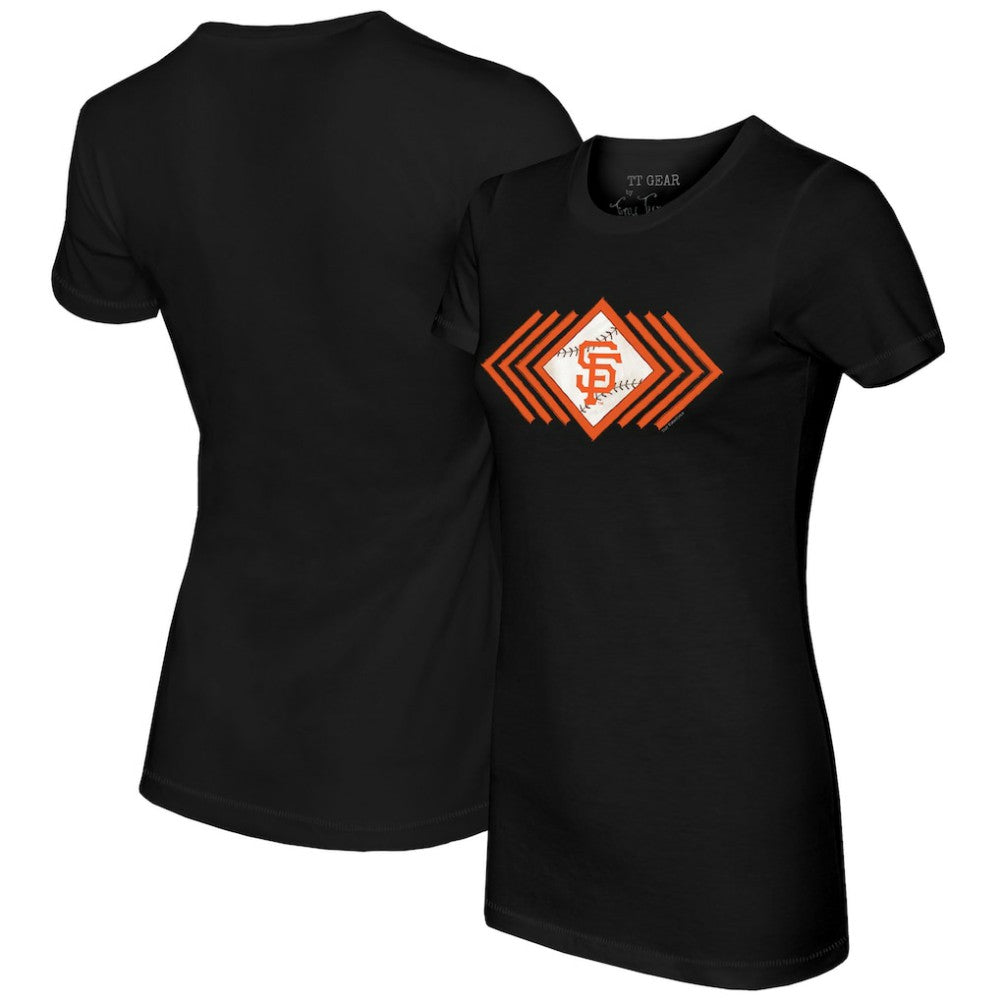 San Francisco Giants Tiny Turnip Women's Prism Arrows T-Shirt Black