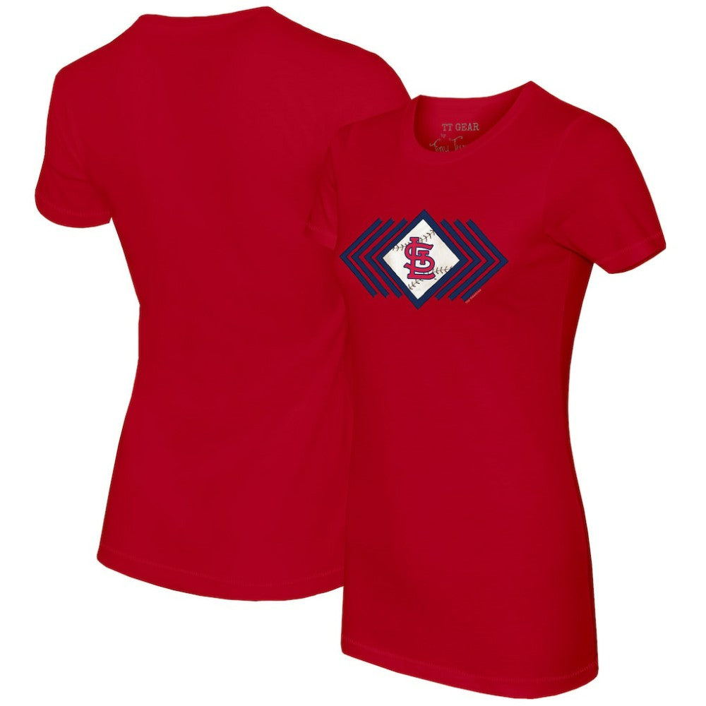 St. Louis Cardinals Tiny Turnip Women's Prism Arrows T-Shirt Red