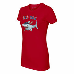 Boston Red Sox Tiny Turnip Women's Shark T-Shirt Red