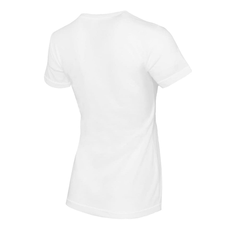 Atlanta Braves Tiny Turnip Women's Spit Ball T-Shirt White