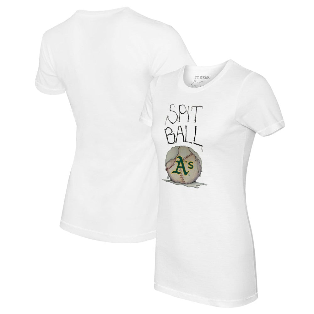 Athletics Tiny Turnip Women's Spit Ball T-Shirt White