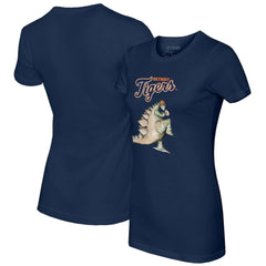 Detroit Tigers Tiny Turnip Women's Stega T-Shirt Navy