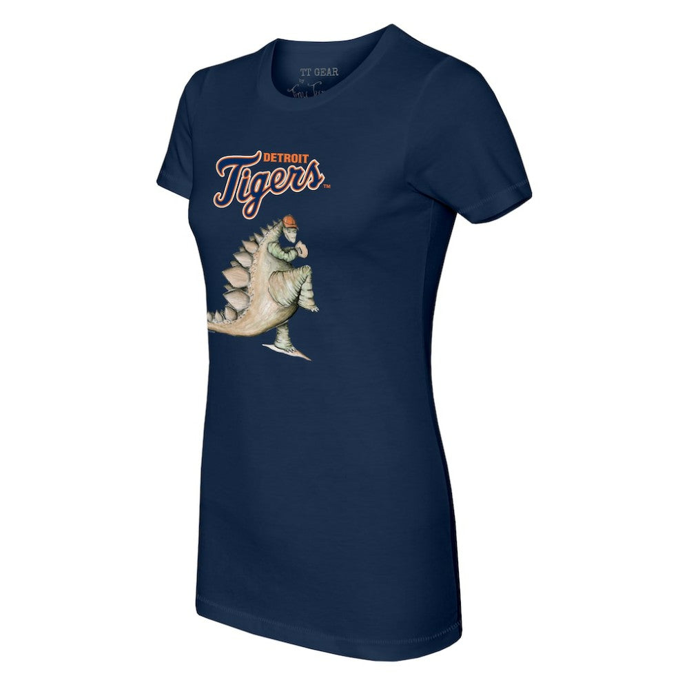 Detroit Tigers Tiny Turnip Women's Stega T-Shirt Navy