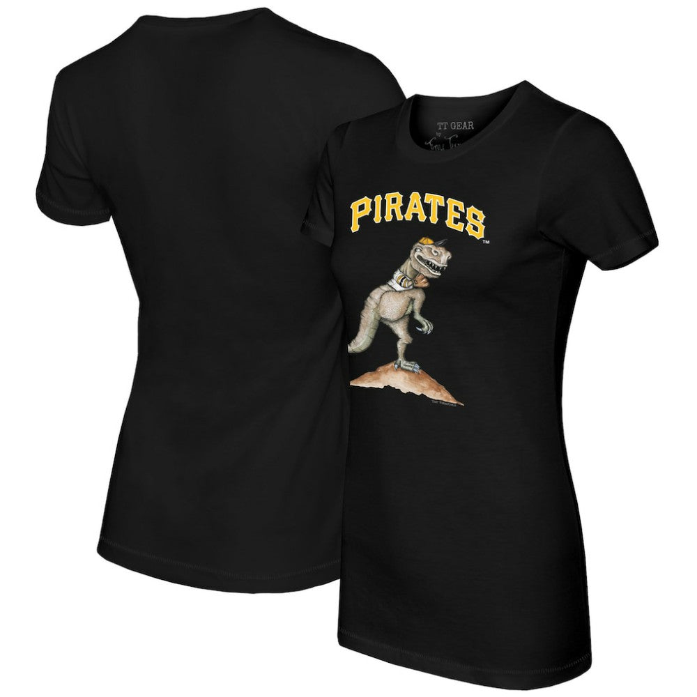 Pittsburgh Pirates Tiny Turnip Women's TT Rex T-Shirt Black