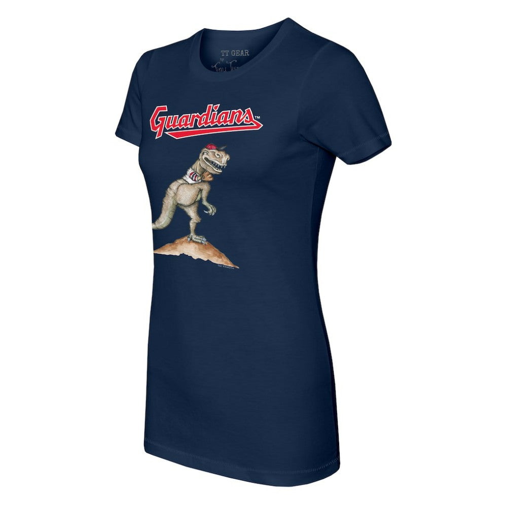 Cleveland Guardians Tiny Turnip Women's TT Rex T-Shirt Navy