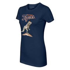 Detroit Tigers Tiny Turnip Women's TT Rex T-Shirt Navy