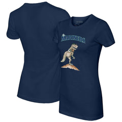 Seattle Mariners Tiny Turnip Women's TT Rex T-Shirt Navy