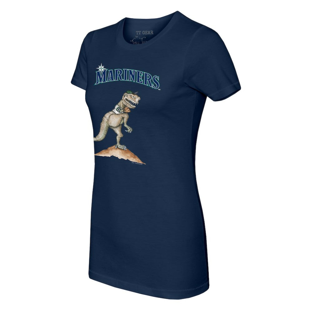 Seattle Mariners Tiny Turnip Women's TT Rex T-Shirt Navy