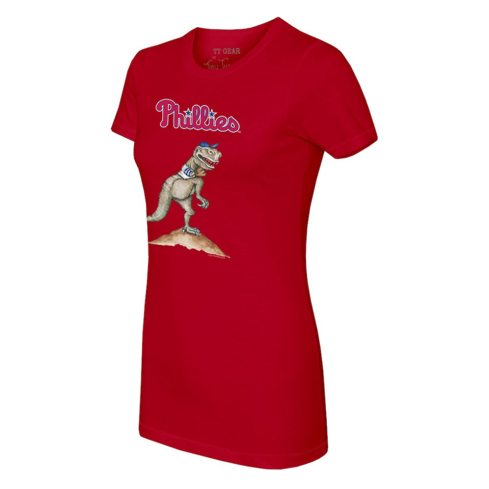 Philadelphia Phillies Tiny Turnip Women's TT Rex T-Shirt Red