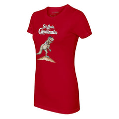St. Louis Cardinals Tiny Turnip Women's TT Rex T-Shirt Red