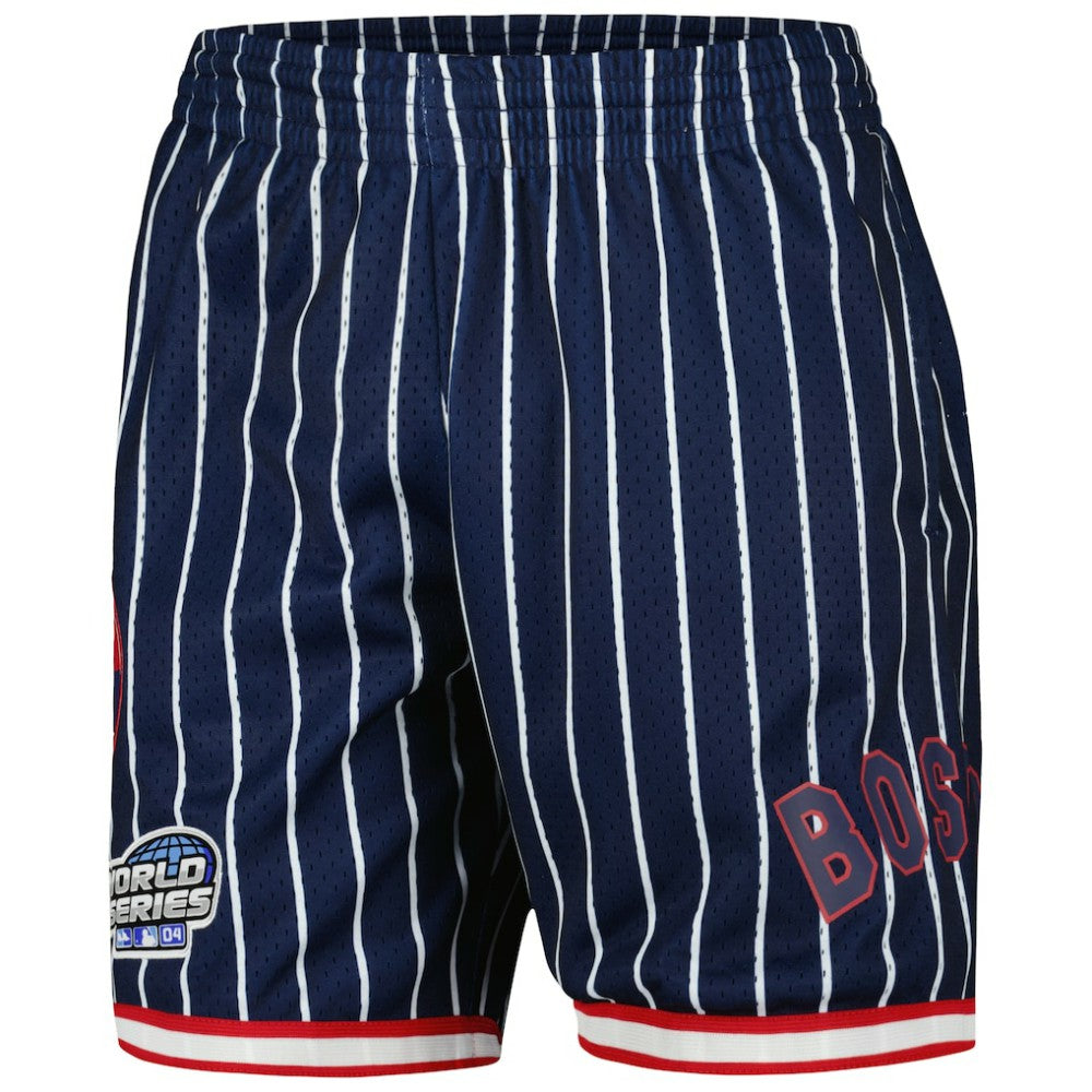 Boston Red Sox Cooperstown Collection 2004 World Series City Collection Mesh Shorts Navy | Mitchell & Ness