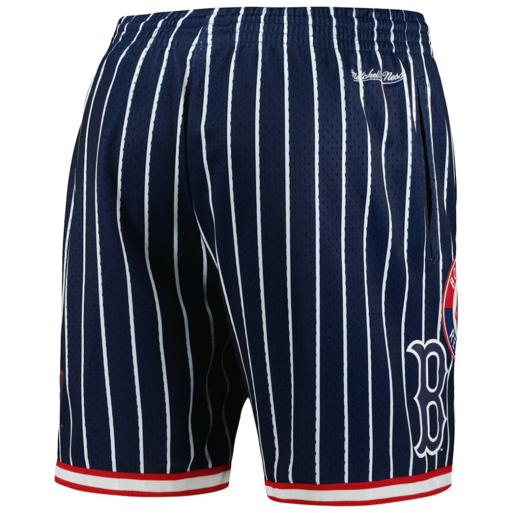 Boston Red Sox Cooperstown Collection 2004 World Series City Collection Mesh Shorts Navy | Mitchell & Ness