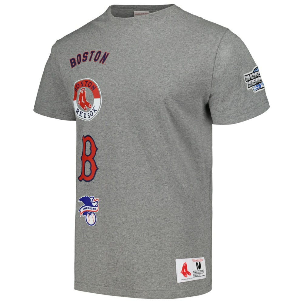 Boston Red Sox Cooperstown Collection City Collection T-Shirt Heather Gray | Mitchell & Ness