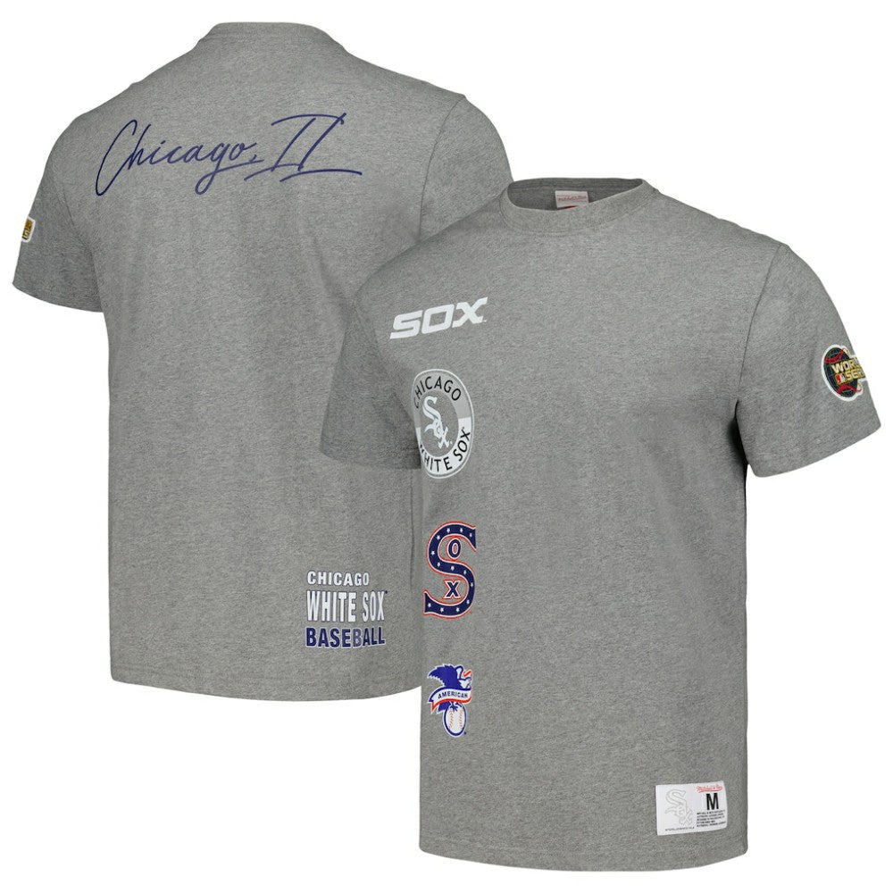 Chicago White Sox Cooperstown Collection City Collection T-Shirt Heather Gray | Mitchell & Ness