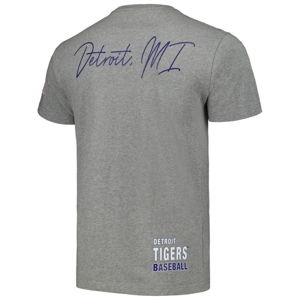 Detroit Tigers Cooperstown Collection City Collection T-Shirt Heather Gray | Mitchell & Ness