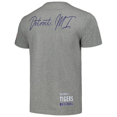 Detroit Tigers Cooperstown Collection City Collection T-Shirt Heather Gray | Mitchell & Ness