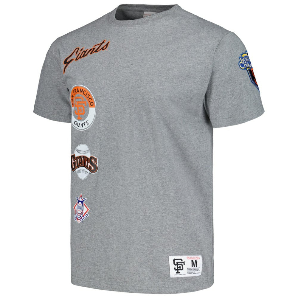 San Francisco Giants Cooperstown Collection City Collection T-Shirt Heather Gray | Mitchell & Ness