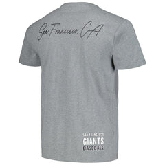 San Francisco Giants Cooperstown Collection City Collection T-Shirt Heather Gray | Mitchell & Ness